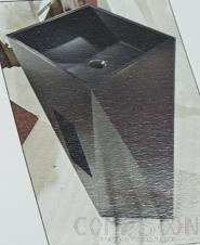 Column Washbasin 1-Diamond Shape, SUS 304, 430*430*838*1.2mm