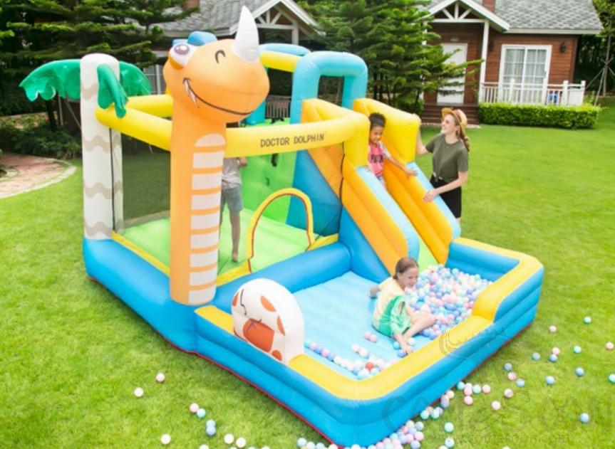 Dinosaur Jumping Castle，343*290*245cm