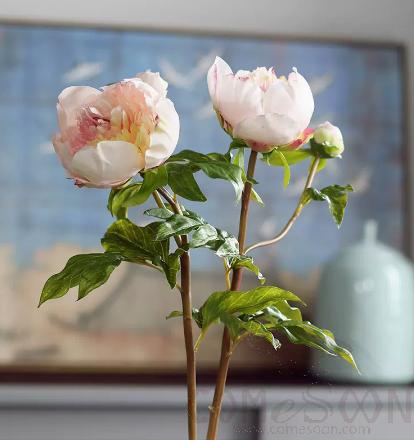 2PCS Simulation Flower Decoration,Pink