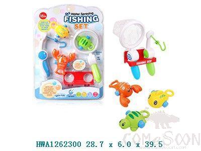 Fishing &amp; Scoop Up Fish Set,39.5*28.7*6cm