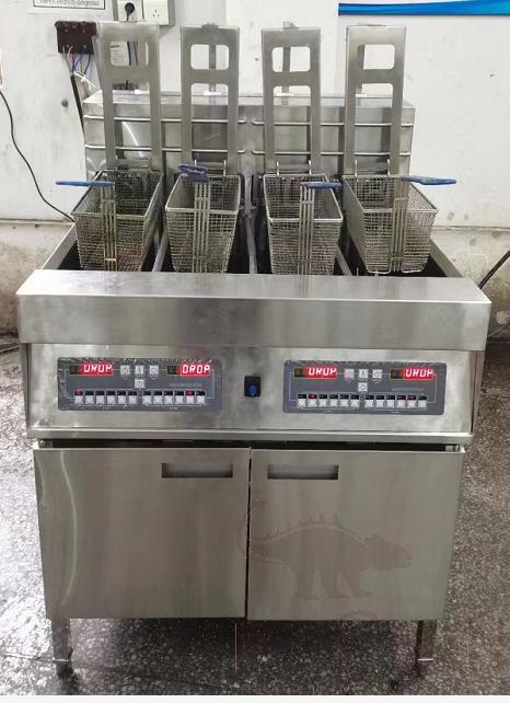 Computerized Auto Lift Fryer(4 Small Slots),800*830*1120mm,18KW/380V