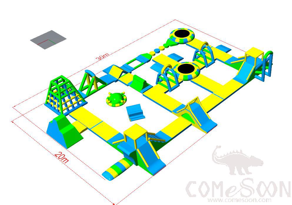 Water Recreation Facility, PVC, 30*28m