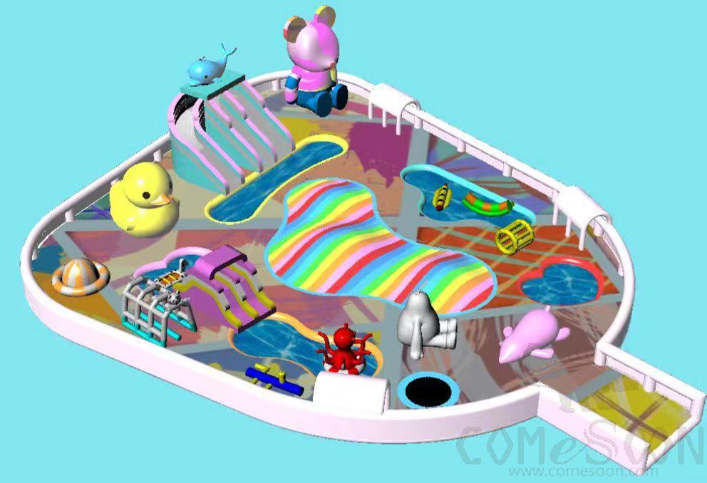 Water Castle,PVC25*15m
