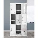 9-Door Locker, 0.9Mm Cold Rolled Steel, H180*W90*39Cm