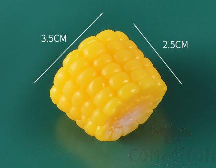 Simulation Tableware Model--Corn,PVC,3.5*2.5cm