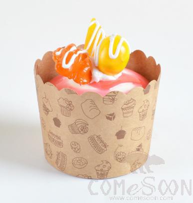 Simulated Cake Ornament,PU,8*7cm