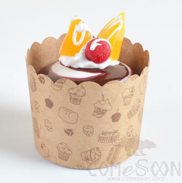 Simulated Cake Ornament,PU,8*7cm