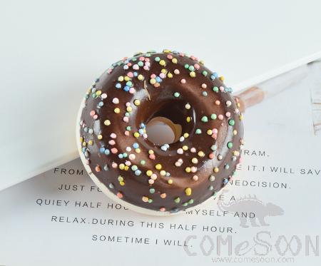 Simulated Donut Ornament,PU,7*3cm