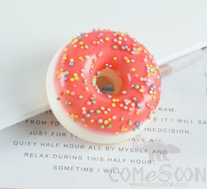 Simulated Donut Ornament,PU,7*3cm