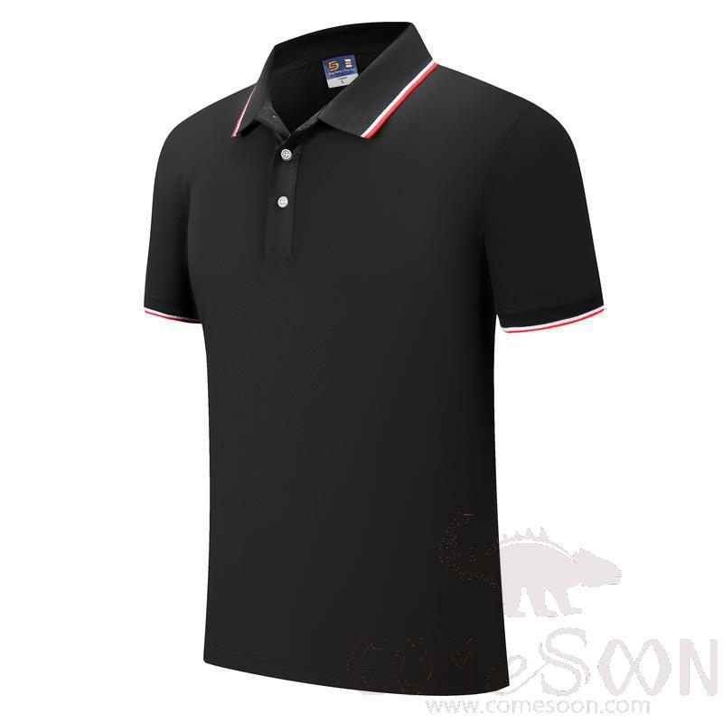 Men's and women's lapel short sleeve, bamboo fiber, L