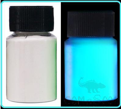 Long-Lasting High Brightness Luminous Powder, Sky Blue 30g