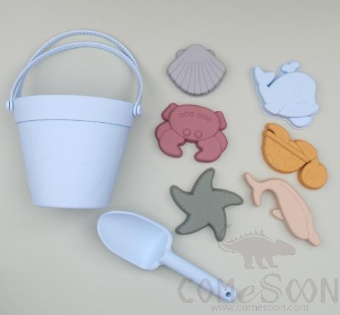 Beach Toy,Silicone,Light Blue