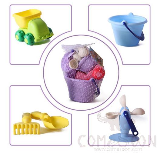 Beach Toy Set,Silicone,5pcs