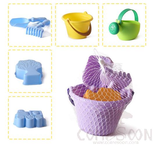 Beach Toy Set,Silicone,5pcs