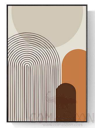 Minimalist Line Decorative Painting, 100*150cm