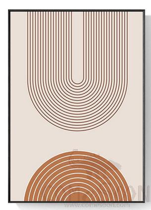Minimalist Line Decorative Painting, 100*150cm