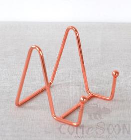 Rose Gold Small N-Shaped Iron Mobile Phone Holder, 8.3 * 7.6 * 8cm, Iron