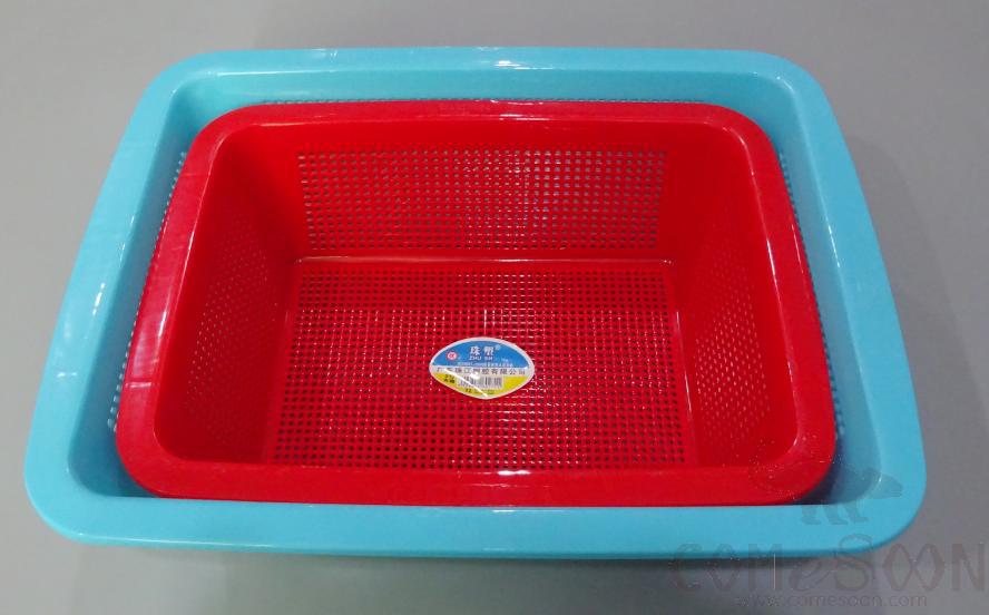 Pearl River Square Sieve(White/Red/Blue), 550*430*170mm