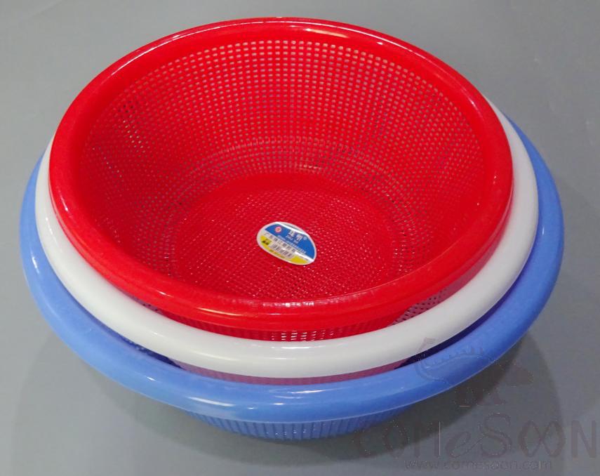 Pearl River Round Sieve(White/Red/Blue), Φ360*130mm
