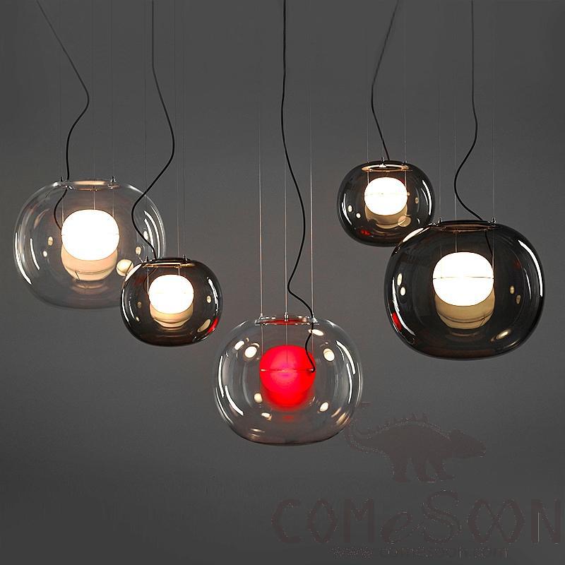 Small Pendant Light, Hardware+Glass, D300*300*260Mm