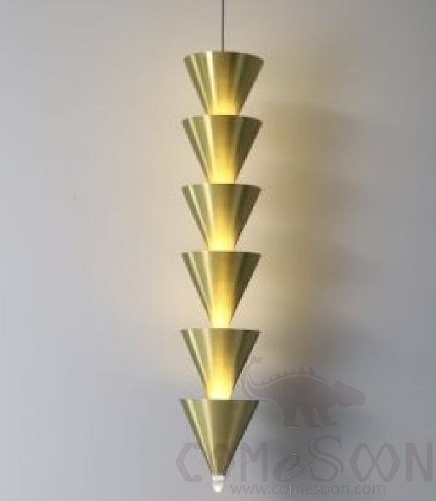 Small Chandelier, Iron + Acrylic, Four Heads - Diameter 170 * Height 850Mm + Hanging Line 1.5 Meters Adjustable