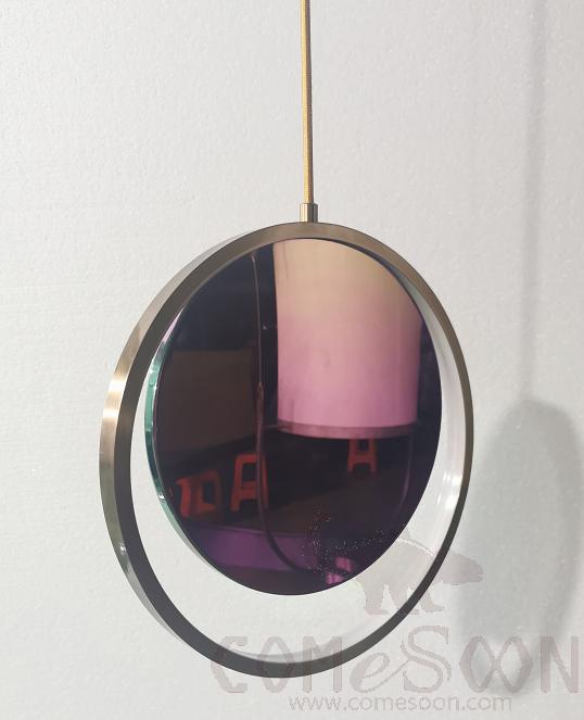 Small Pendant Light, Stainless Steel + Glass, Φ400Mm