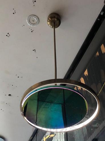 Small Pendant Light, Stainless Steel + Glass, Φ500Mm