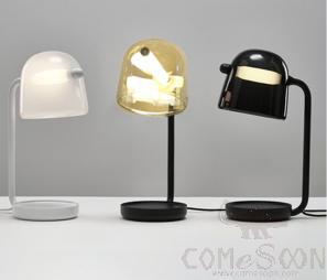 Table Lamp, Glass + Leather, 500*280Mm