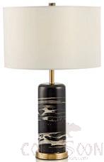 Table Lamp, Metal Plating + Marble + Fabric, W380*H650Mm