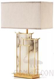 Table Lamp, Hardware Plating+Marble+Fabric, W400*H680Mm