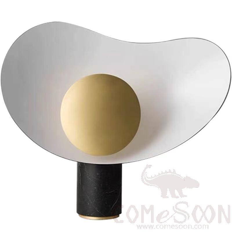 Table Lamp, Marble+Iron, 350*396Mm