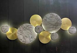 Wall Lamp, Iron Plating + Water Transfer, L1930*H840Mm