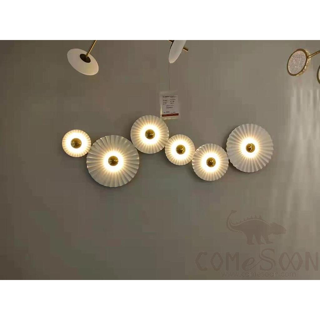 Fan Wall/Ceiling Lamp, Iron + Electroplating, D400*145Mm