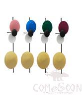 Wall Lamp, Iron + Paint, 320*980Mm
