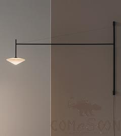 Swing Arm Wall Lamp, Hardware Baking Paint+Glass, Ф1200*800Mm