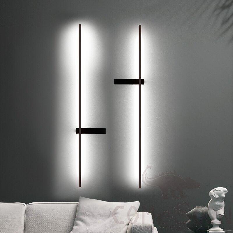 Wall Lamp, All Copper + Acrylic, A Section Left 900Mm