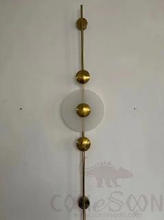 Wall Lamp, Iron + Glass, Ф280*1000Mm (Can Be Heightened)