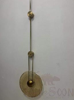 Wall Lamp, Iron Plating Antique Copper + Glass, Ф280*1080Mm (Can Be Heightened)