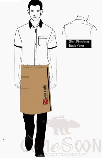 Uniform Set,Swiss-Café Restaurant &amp; Lounge - Male