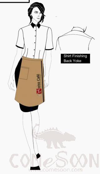 Uniform Set,Swiss-Café Restaurant &amp; Lounge - Female