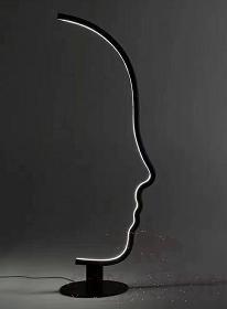 Floor Lamp, Aluminum+Silicone, D550*H1770MM