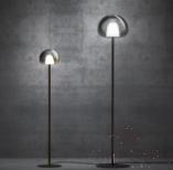 Floor Lamp, Metal+Glass, D200*H1150mm