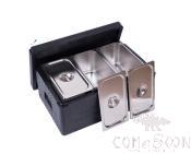 Black Insulated Box, 1/3 15CM Deep Pot, 590 * 375 * 280mm, EPP, 35L