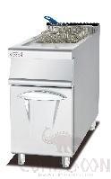 Stainless Steel 1-Tank Gas Fryer With Cabinet(28 Liters Tank), 400*900*940mm， SUS 201