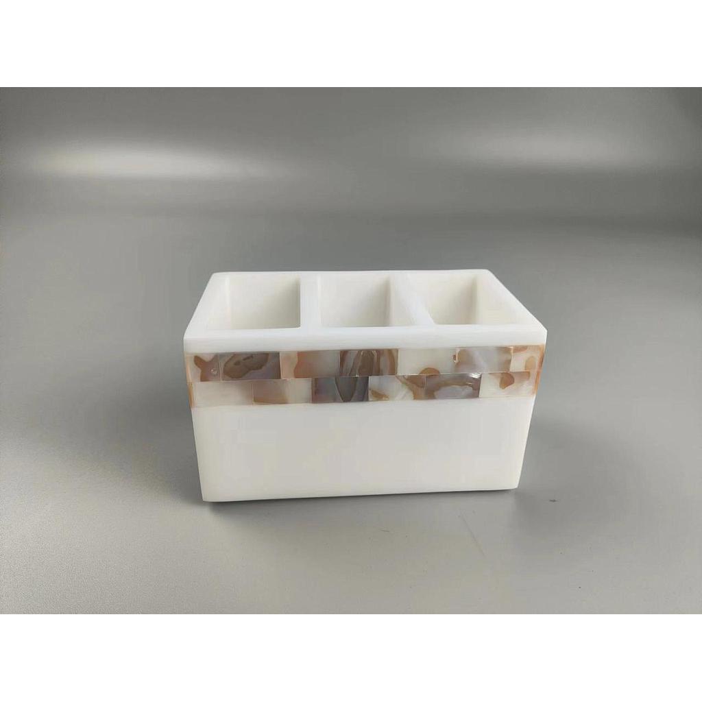 Sangeli Remote Control Bracket, Resin + Flower Shell, 125*80*70Mm