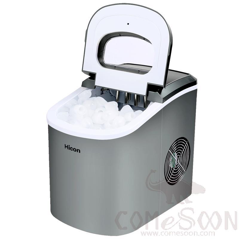 Ice Maker, Silver, 15KG/24H, 0.6KG Storage, 242*358*328mm