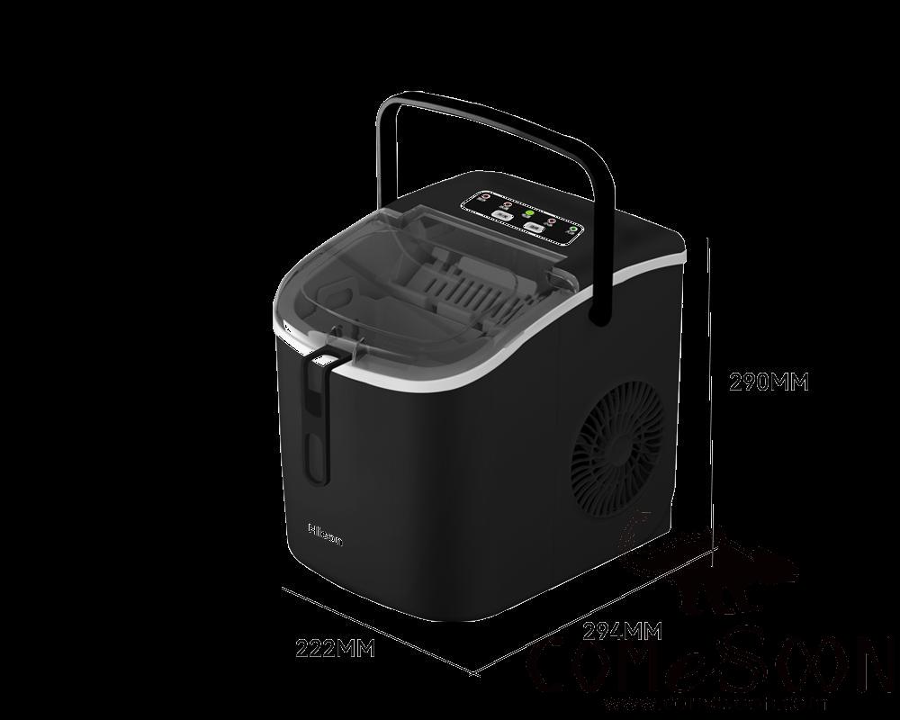 Ice Maker, Black, 15KG/24H, 0.6KG Storage, 222*294*290mm