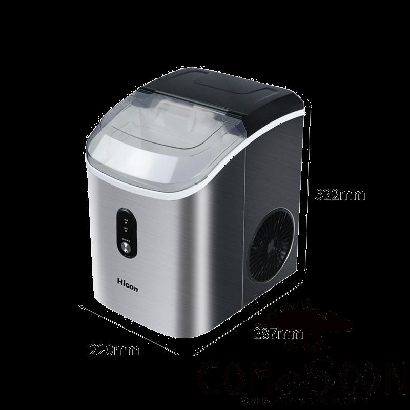 Ice Maker, Sliver,  16KG/24H, 0.7KG Storage, 220*287*322mm
