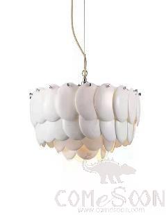 Scale Chandelier, Hardware+Ceramic, L44*W44*H28Cm