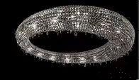 Art Chandelier,Stainless Steel+Crystal,¢60*H13Cm